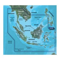 GARMIN HAE009R Bay Bay of Bengal to Kupang and Manado BlueChart g3 microSD/SD Card