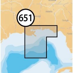 NAVIONICS MSD/651P+ Central Gulf of Mexico Platinum+ Charts microSD Card