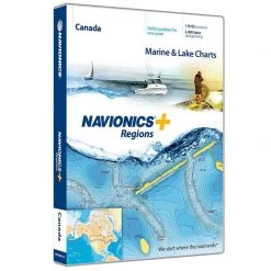 MSD/NAV+CA Region West Navionics+ Charts microSD/SD Card