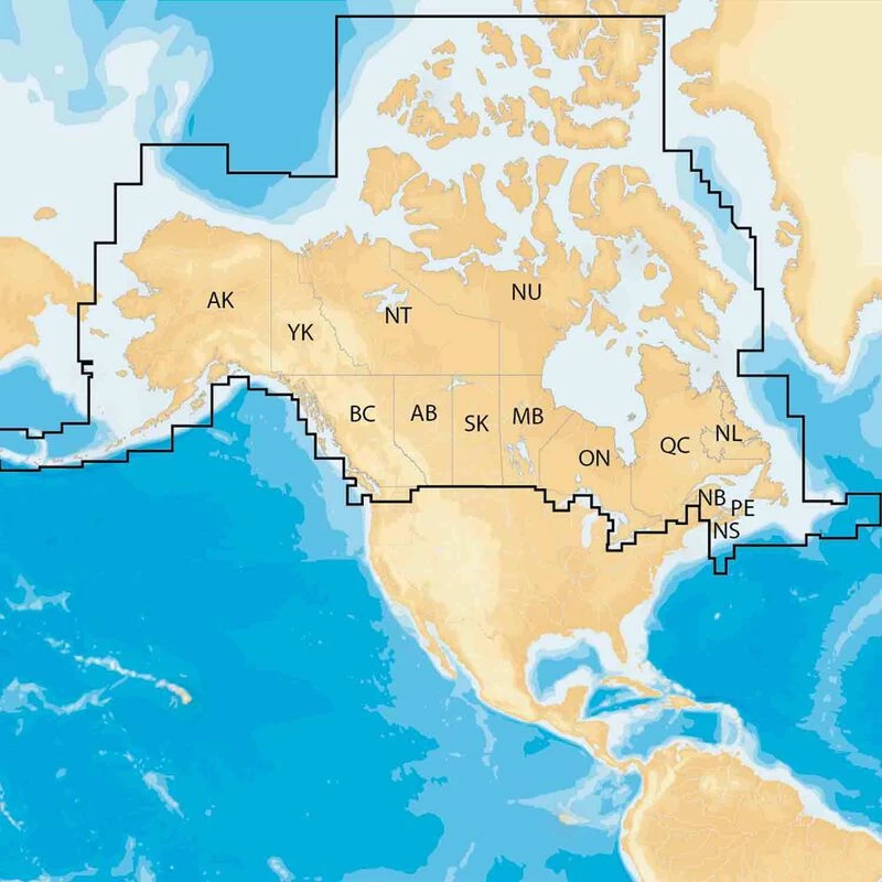 MSD/NAV+CA Region West Navionics+ Charts microSD/SD Card - Image 2