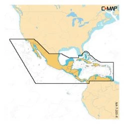 C-MAP REVEAL X, Central America and Caribbean Electronic Chart