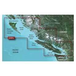 GARMIN VCA501L, Vancouver Island - Dixon Entrance, Canada, BlueChart g3 Vision, SD Card